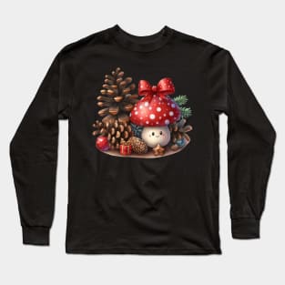 Little Cuties - Christmas Mushroom Long Sleeve T-Shirt